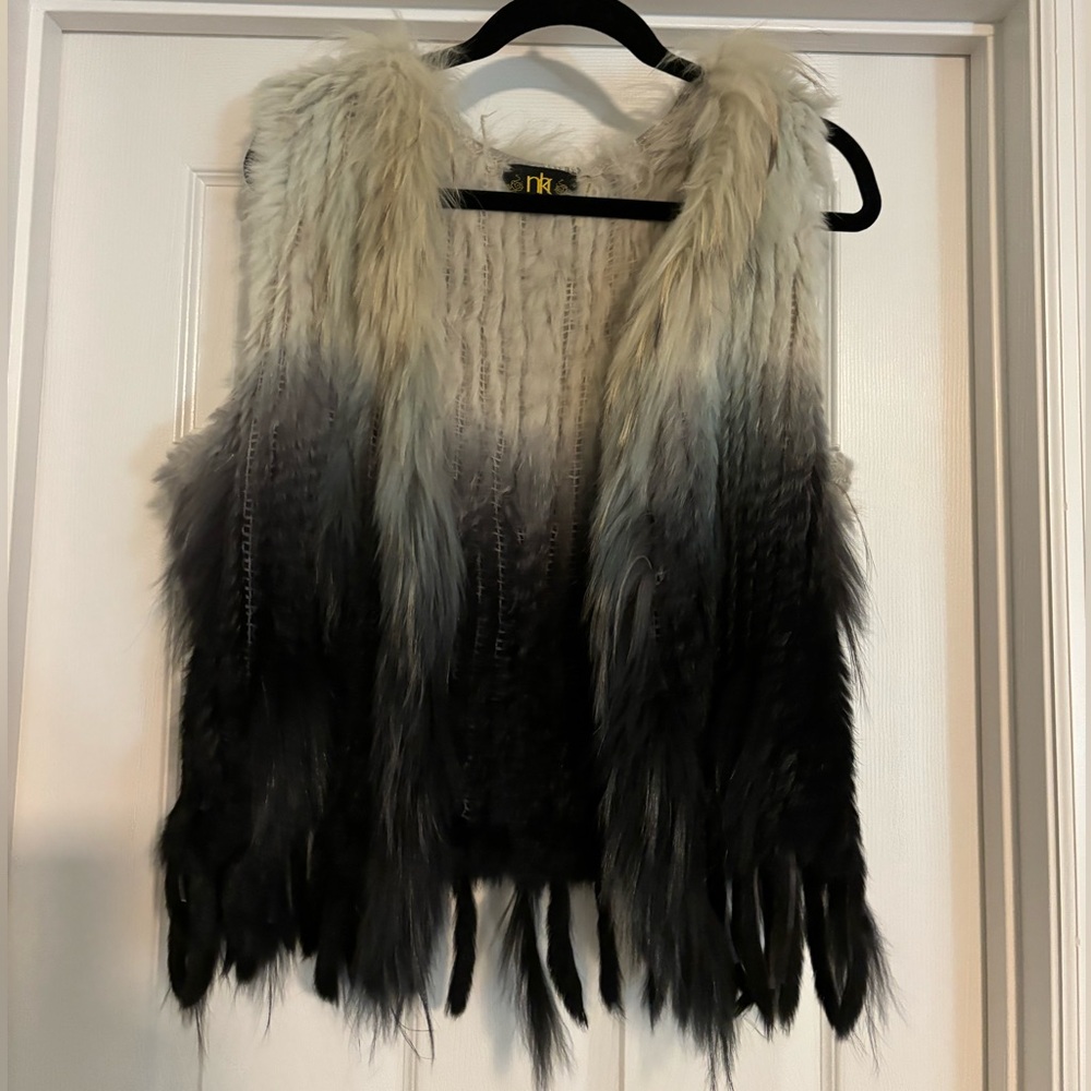 Metric Knits fur vest